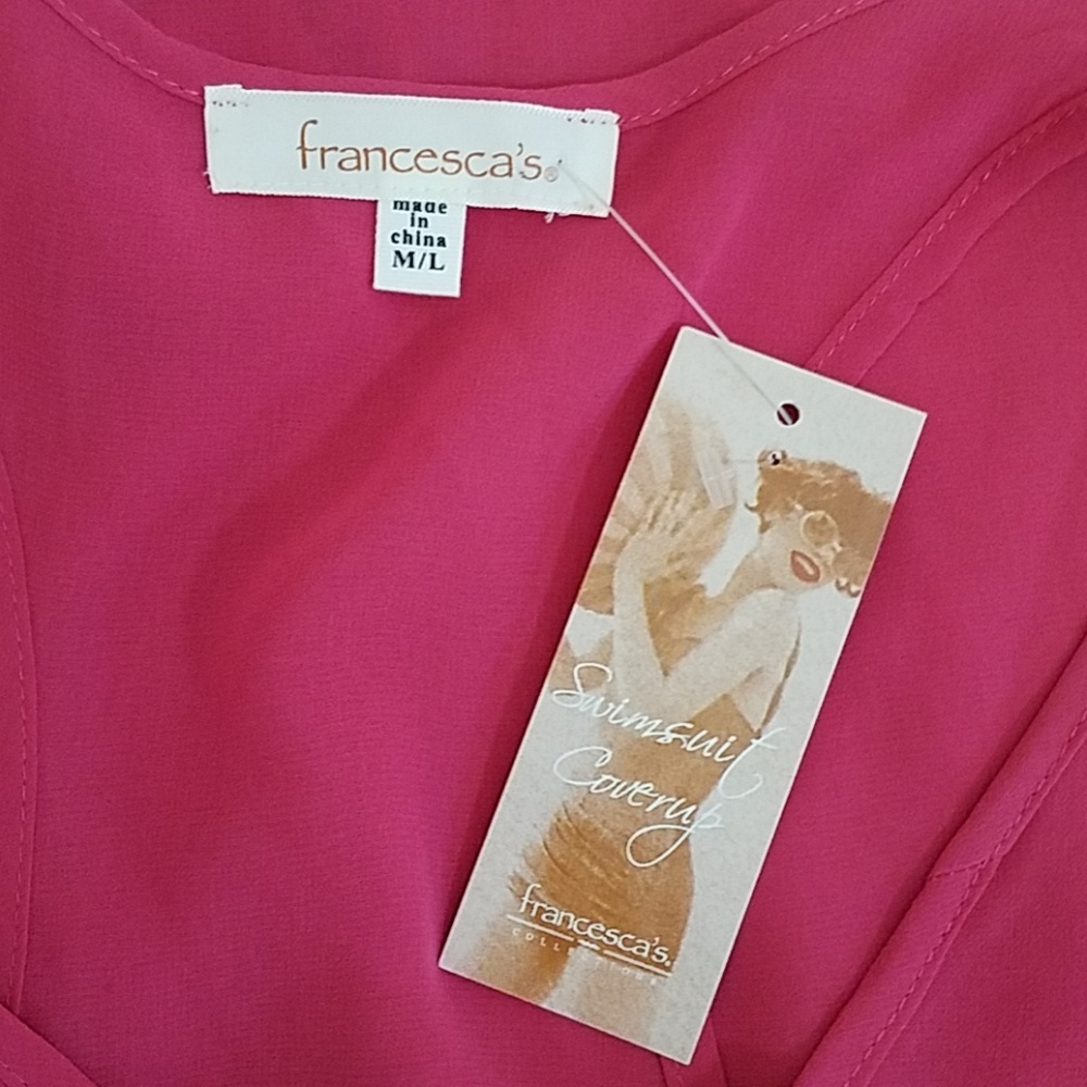 NWT Francesca's Kimono Swim Cover Up - Picture 12 of 15